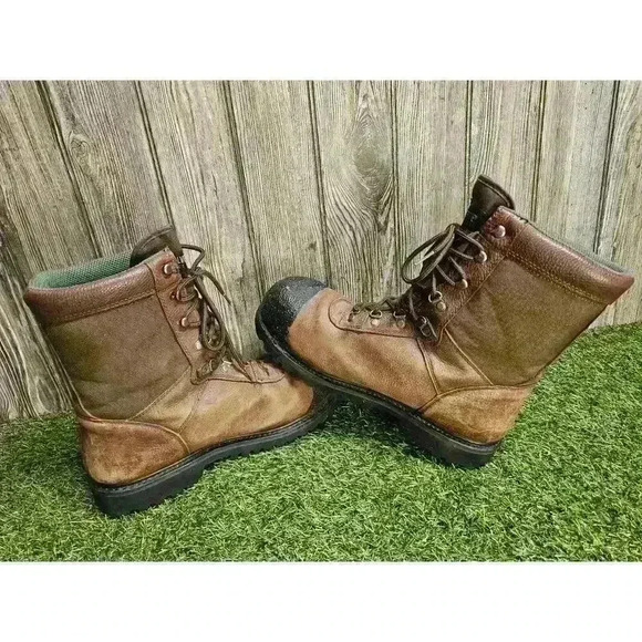 Wolverine W03805 8" Workboot Brown Leather Above Ankle Composite Toe Men's 12 EW - Picture 5 of 8